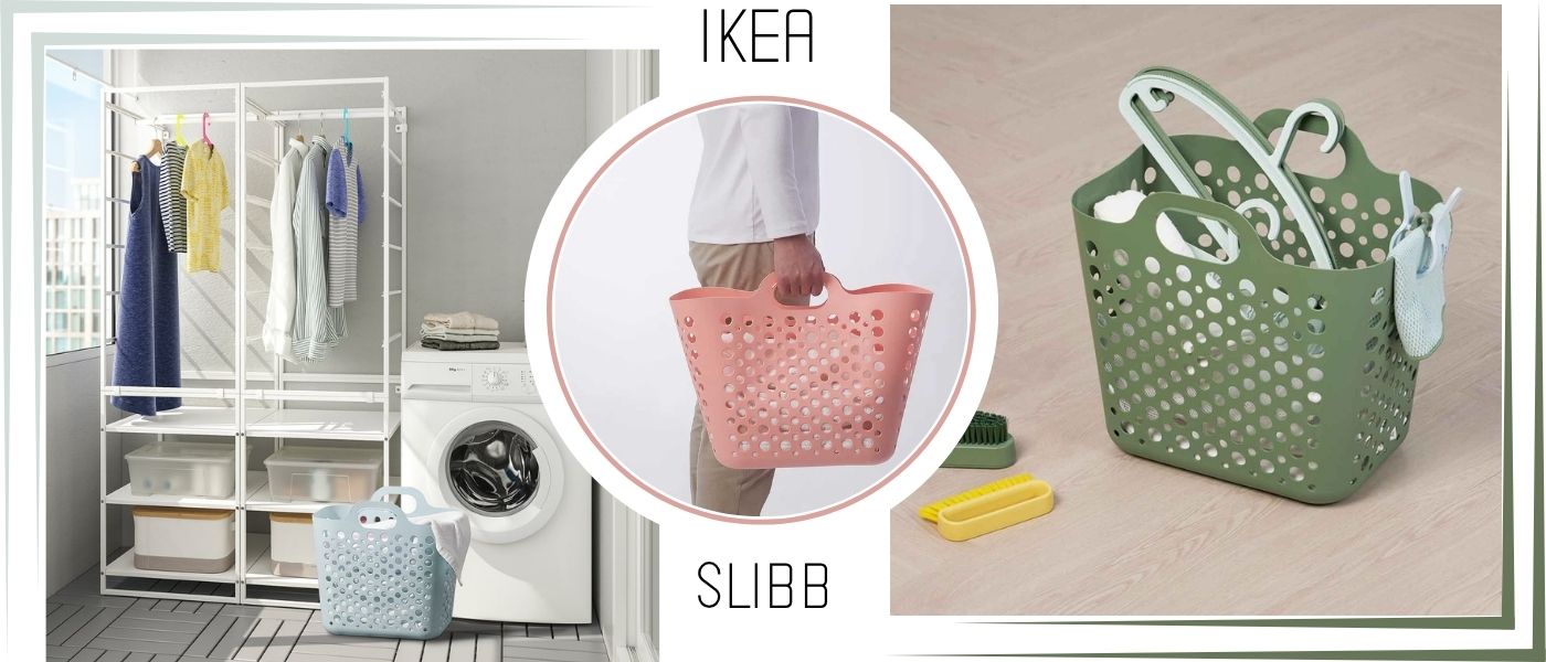 سبد لباس ایکیا مدل IKEA SLIBB